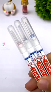 Bút lấy dấu bút lông đánh dấu ngòi dài 2cm khô nhanh kháng nước dùng làm mộc kim khí xây dựng