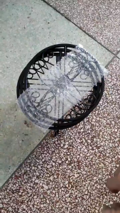 【COD】 Plant Stand Floor Flower Pot Rack Round Round Iron Home Garden Indoor Balcony Decor