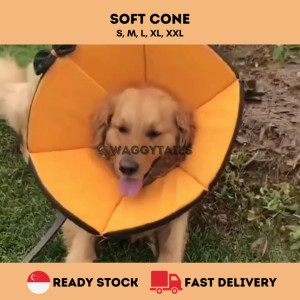 [SG Stock] Dog Cone | Soft Cone | Recovery Cone | S-XXL Sizes | Dog Cat Cone | Surgery Cone