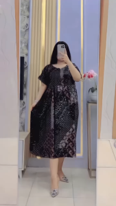 OBRAL Daster Khusus Paketan 4pcs 100ribu Daster Abstrak Random Wanita Jumbo Kekinian Terbaru