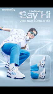 Giày Thể Thao Nam Bits Hunter X LiteDash 2k24 HSM007500 (tặng vớ Bitis cao cấp)