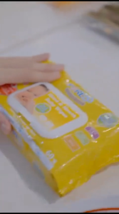 ( Promo 2 Gratis 1 ) Pure Baby - Pure BB - PureBB Hand & Mouth Baby Wipes 60s Food Grade ( Aloe Vera & Orange ) Tissue Basah Bayi