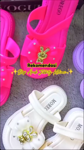 Sandal Selop Anak Perempuan Karakter Pita Bunny