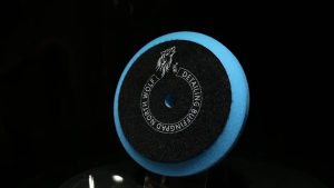 5-inch North Wolf Detailing Buffing Foam Pad - BLUE - Cutting/Polishing for 5 inch Dual Action or Rotary Buffing Machine - 1 pc