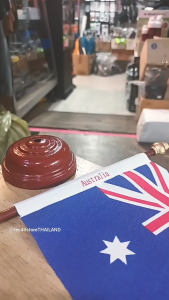 ธงตกแต่งห้องขนาดเล็ก AUSTRALIA สไตล์โมเดิร์น 14x20cm ซิงเกิ้ลตัวอย่าง Tec40store