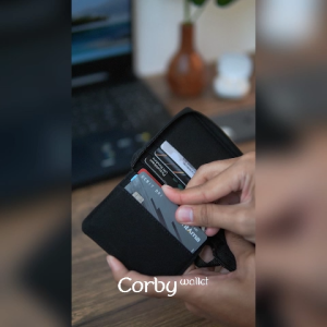 Evho - Corby Hanging Wallet I Dompet Lipat Pria I Dompet Gantung Cardholder