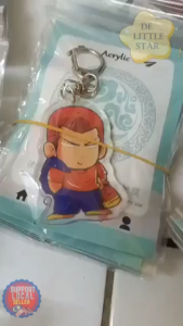 Anime Slam Dunk Keychain Sakuragi Rukawa Figure Pendant Gift Acrylic Basketball 灌篮高手 周边 篮球 樱木花道 流川枫 钥匙扣 key chain gifts