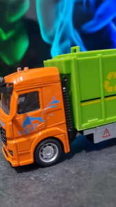 Diecast Miniatur Mainan Mobil Truk Sampah Garbage Urban Cleaning