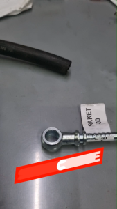 Banjo Fitting Nepel Raket Oil Cooler Sepeda Motor - 10mm M10 Satuan Satu Pcs