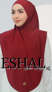 TUDUNG SYRIA BERDAGU LABUH XL | 2 PC SET MADE WITH MOSSCREPE