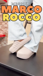 Marco Rocco รองเท้าแตะลายแถบ เสริมส้นสูง 4 CM. พื้นหนา ยางEVA สำหรับผู้ชายและผู้หญิง รุ่น MR8016 พื้นนิ่ม