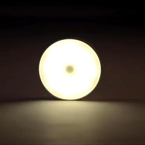 Đèn Led Tròn Cảm Biến Bật Sáng Đèn Thông Minh Ánh Sáng Trắng Vàng Dịu Tự Động Tắt Mở Đèn Dán Tường Đa Năng Tiện Lợi