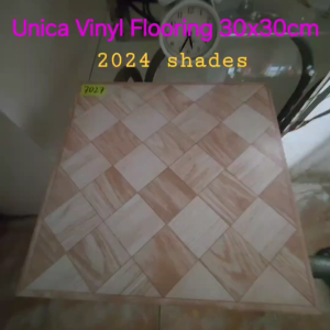 UNICA Vinyl Tiles Flooring PVC 30x30cm 1.3mm #7027 (60pcs) Chess diagonal