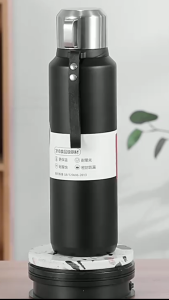 Bình giữ nhiệt inox 316 cao cấp SY-820 nắp bình là cốc uống nước khay lọc 2 lớp giữ nhiệt 12h