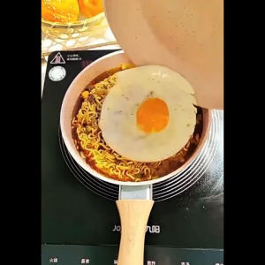 Mumystation 16CM Baby Milk Pot Non-Stick Mini Pot Food Supplement Pot Baby Food Pot Frying Sauce Noodle Snow Pot