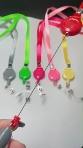 สายห้อยคอโยโย่ บัตรพนักงาน ยืดได้