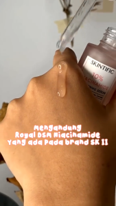 Serum MSH Niacinamide | 10% Niacinamide Serum | Moisture Gel | Pencahayaan | Seri Bercahaya Dasar | BPOM