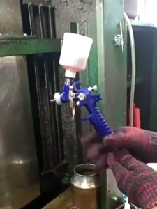 Professional Spray Gun 0.8mm Nozzle HVLP Air brush 125ml Alat Semprot Cat Airbrush Tabung Atas Set Listrik High Quality