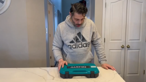 【Free 100 Nails】Nail Gun Manual Steel heavy duty Power Tool Can Penetrate 5cm Steel Plate Strong Silencing 5th Gear Adjustment Tacker Original Set Riveter Tacker Concrete For Wood Wall Anchor Wire Fastening Pipe Clamp Round Cap Household Fastener