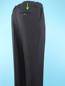 Quần âu trung niên xếp ly màu đen(mã 910A1) thương hiệu Vietinmex