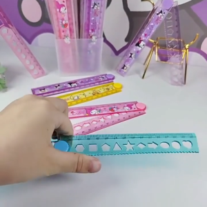 Penggaris Lipat Sanrio Karakter Kuromi & Desain Lucu