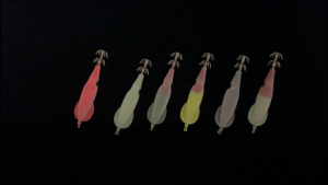 Letoyo #2.5 Ikametal Candat Dropper Squid Jig SQ Sotong Emeraldas Mabang Luminous UV Grow in Dark Fishing EGi Lures