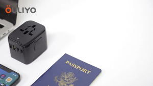 Cutiehaus Universal Black Adapter Travel International Adapter Plug Conversion Socket Charger Travel Adaptor Universal Soket Pengecas Penyesuai Antarabangsa