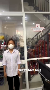 Áo Sơ Mi Trắng Tay Lỡ Đồng Phục Nữ Sinh Vải Kate Silk Mượt Mà