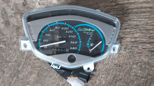 [COD] Spidometer Assy Yamaha MX 135 Lama Old (2005 - 2010) Spido Speedometer Kilometer KM Full Set Kaca Mika Kabel