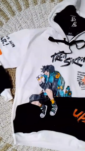 KIYOO-HOODIE SWEATER PRIA MOTIF TRUE SPIRIT SWEATSHIRT Lengan Panjang Casual