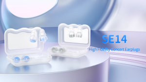 New Bee SE14 Earplugs for Concerts SNR 24dB Earplugs for Music Festival Earplugs Noise Cancelling Hearing Protection Silicone Earplugs for Music Festival DJ’s Bars Sports Concerts