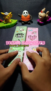 Pensil 2B Karakter Sanrio Astronot Monster Isi 12 Pcs