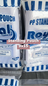 [1 PAK ISI 50 PCS] Standing Pouch Plastik 9x15 transparan 150gram / snack klip ziplock seal biasa seal lebar Kemasan Snack Dan Biji-Bijian - Lazada