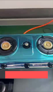 เตาแก๊สเตนเลส 3 หัวเตา ทำความสะอาดง่าย พร้อมกัน 3 หัวเตา ทนความร้อนได้ดี