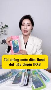 Túi chống nước cao cấp cho điện thoại - tiện lợi đi bơi đi biển đi du lịch (tặng kèm dây đeo)