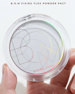 BOM Fixing Flex Powder Pact 7.5g แป้งโปร่งแสง ผิวเรียบเนียน กระจ่างใสราวกับใส่ฟิลเตอร์