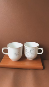 [Hàng Hiệu] YAMAKA JAPAN - Lovers By Peynet - 01 Chiếc Tách/ Cốc/ Ly Trà Chiều Tình Nhân