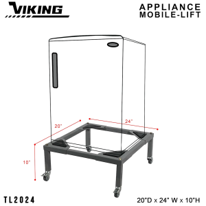 Appliance Mobile-Lift Heavy Duty 2" PU Wheel with Double Brake