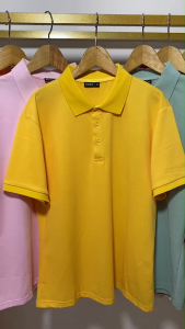 Caspa เสื้อโปโล ใส่ได้ทั้งผู้ชายและผู้หญิง เสื้อโปโลผู้ชาย เสื้อโปโลผู้หญิง เสื้อแฟชั่น เสื้อ Polo shirt รุ่น PL395N