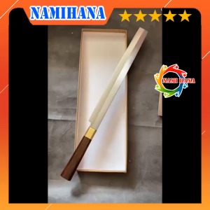 Dao sashimi thái lát cá hồi-bánh mì VIP