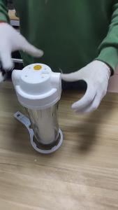 JAVIT กระบอกกรองน้ำ10นิ้ว 1/4 1/2หุน เครื่องกรองน้ำ 1 ขั้นตอน กรองน้ำประปา ใส เครื่องกรองน้ำใช้ 1 ขั้นตอน เครื่องกรองสำหรับกรองน้ำ ฟรีไส้กรองหยาบ 1ชิ้น เครื่องกรองหินปูน เครื่องกรองน้ำบาดาล กระบอกกรองน้ำ 10 นิ้ว