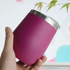 แก้วน้ำทรงไข่ แก้วน้ำสแตนเลส แก้วเก็บความเย็น พกพาสะดวก ราคาถูก สินค้าพร้อมจัดส่ง