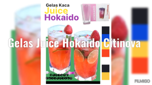 Gelas Kaca Jus & Gelas Kotak Hokaido Citinova Isi 6 pcs