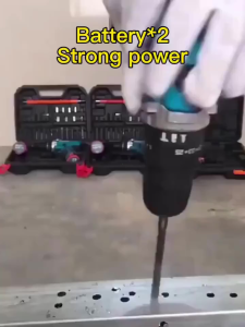 Makita Cordless Hand Drill Portable Electric Drill Impact Drill Power Tool Set Screw Wireless Hammer