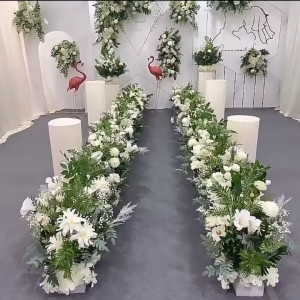 Hoa Dẫn Lối Sân Khấu Trang Trí Lễ Cưới Sự Kiện Party Hoa Lụa Cao Cấp Nhiều Mẫu Sang Trọng DG-596
