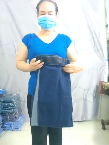 Váy jeans Chống Nắng Váy Thường Vải Cotton Co Giản Trơn Và Hoa Văn 001