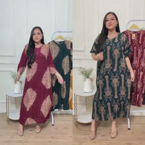 DASTER JUMBO WANITA LD 120 PB 115 TERMURAH PILIH MOTIF // DASTER JUMBO 25 MOTIF BAHAN RAYON BUSUI TERBARU TERLARIS TERMURAH