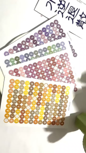 OFM-C1121 Stiker Alphabet Huruf Angka Deco Aesthetic Dekorasi Buku Jurnal Stiker DIY Scrapbook Diary