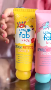 Little Fab Kids Sunscreen 40ml SPF 50 PA++++ 3 Tahun Perlindungan Dari Sinar Matahari