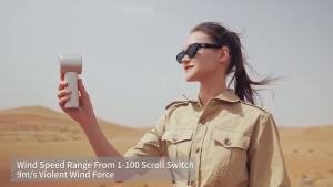 JISULIFE Handheld Fan Pro1 Pro1S Portable Bladeless Rechargeable 100 Level Adjustment With Strong Wind Cooler